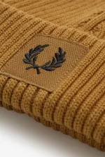 Fred Perry Branded Patch Ribbed Men’s Caps Dark Coffee Black | NADCW3274