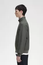 Fred Perry Brentham Men’s Jackets Field Green | SBUDO1079