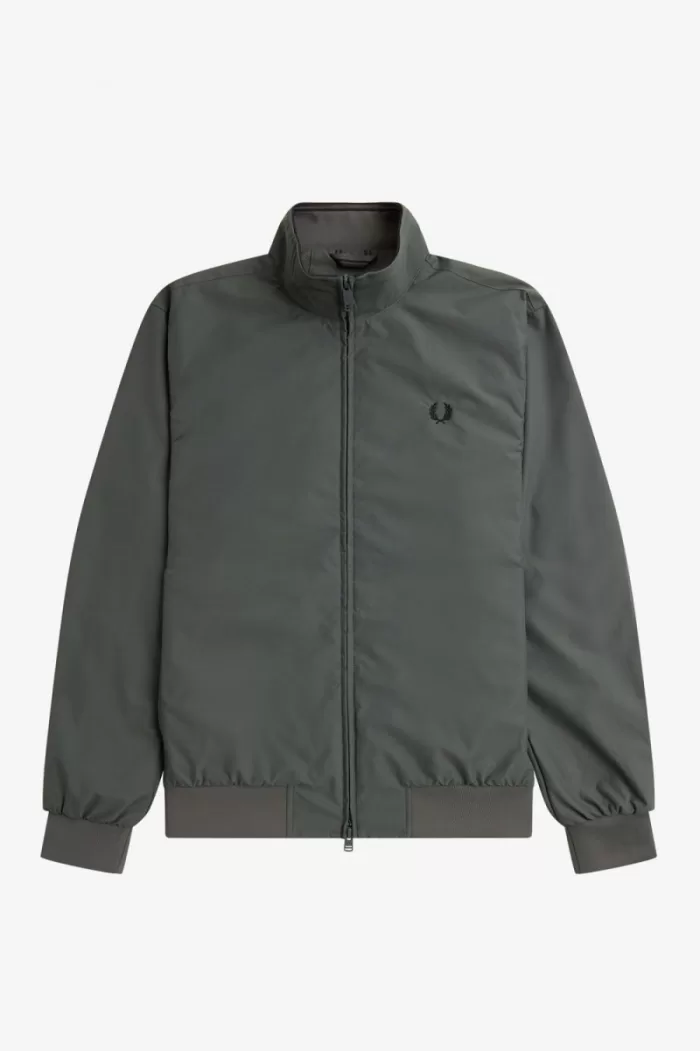 Fred Perry Brentham Men’s Jackets Field Green | SBUDO1079