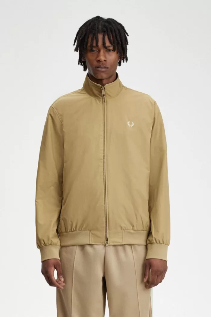 Fred Perry Brentham Men’s Jackets Green | YHPKR8530