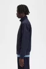 Fred Perry Brentham Men’s Jackets Navy | GKXFQ6081