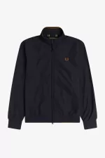 Fred Perry Brentham Men’s Jackets Navy | GKXFQ6081