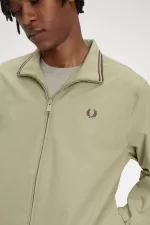 Fred Perry Brentham Men’s Jackets Warm Grey | QGEZR6397