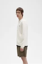 Fred Perry Button Through Knitted Men’s Shirt Beige | VIZKO5249