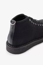 Fred Perry Canvas Monkey Men’s Boots Black | HIRFL6350