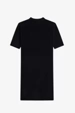 Fred Perry Chenille Rib Women’s Dress Black | NRCJY1376