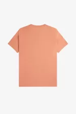 Fred Perry Circle Branding Men’s T-Shirt Light Rust | PHRYF4569