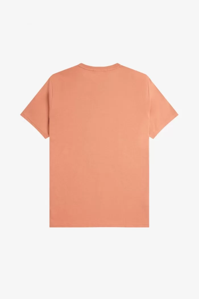 Fred Perry Circle Branding Men’s T-Shirt Light Rust | PHRYF4569