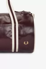 Fred Perry Classic Barrel Men’s Bags Dark Red Beige | DYXNZ2981