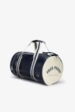 Fred Perry Classic Barrel Men’s Bags Navy Beige | PXCWU7193