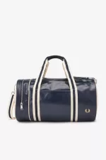 Fred Perry Classic Barrel Men’s Bags Navy Beige | PXCWU7193