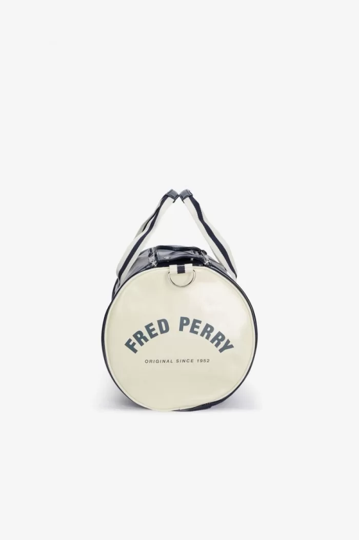 Fred Perry Classic Barrel Men’s Bags Navy Beige | PXCWU7193