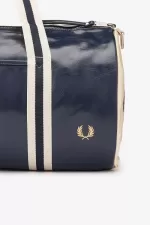 Fred Perry Classic Barrel Men’s Bags Navy Beige | PXCWU7193