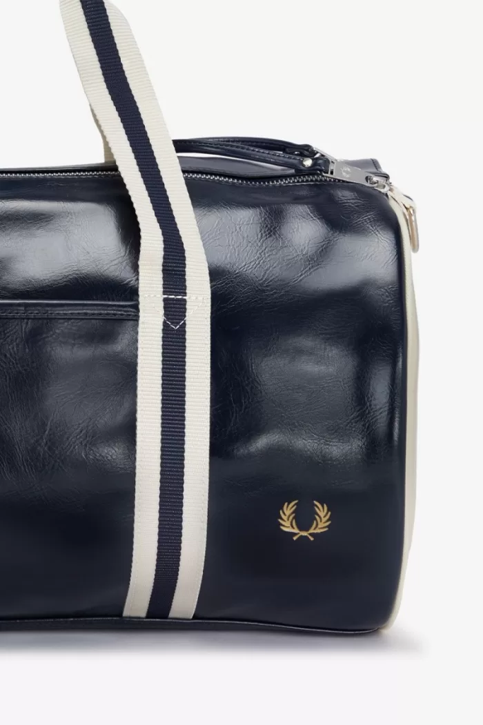 Fred Perry Classic Barrel Women’s Bags Navy Beige | ANBTH2089