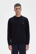 Fred Perry Classic Crew Neck Men’s Jumper Navy | SFIPT2647