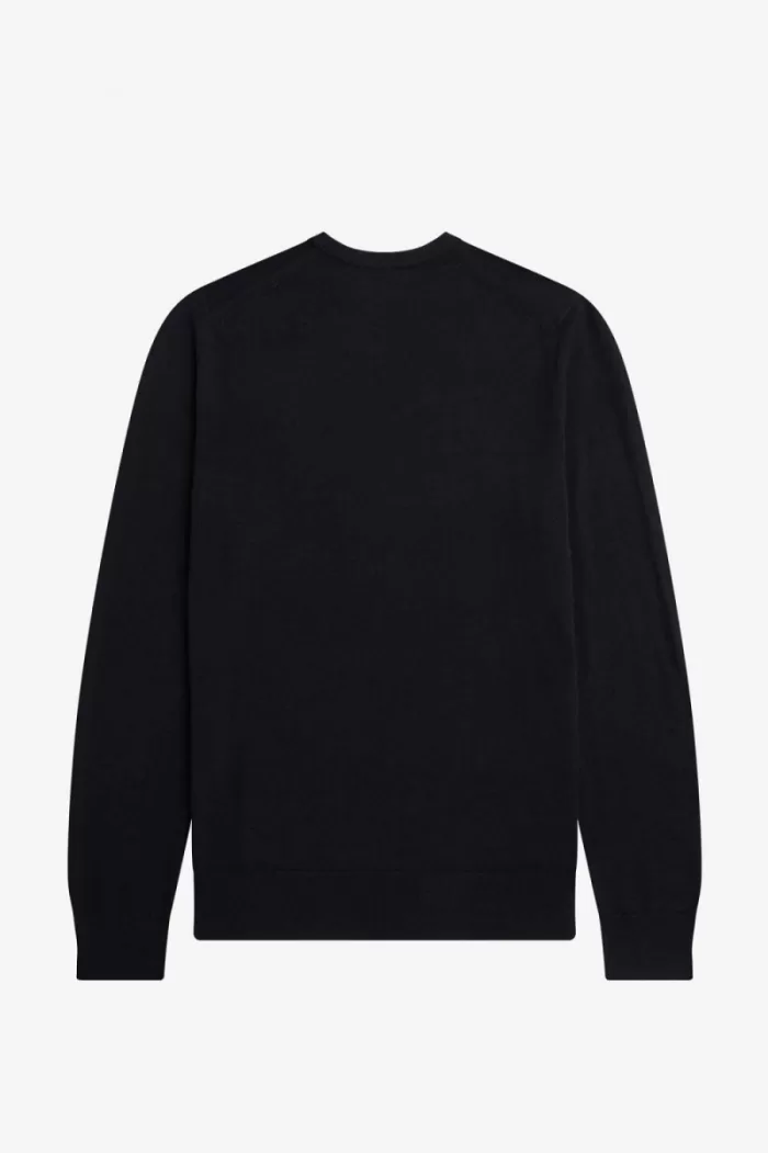 Fred Perry Classic Crew Neck Men’s Jumper Navy | SFIPT2647