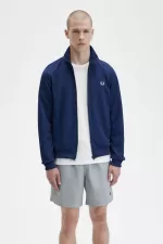 Fred Perry Classic Men’s Track Jackets French Navy | EIRWD4761