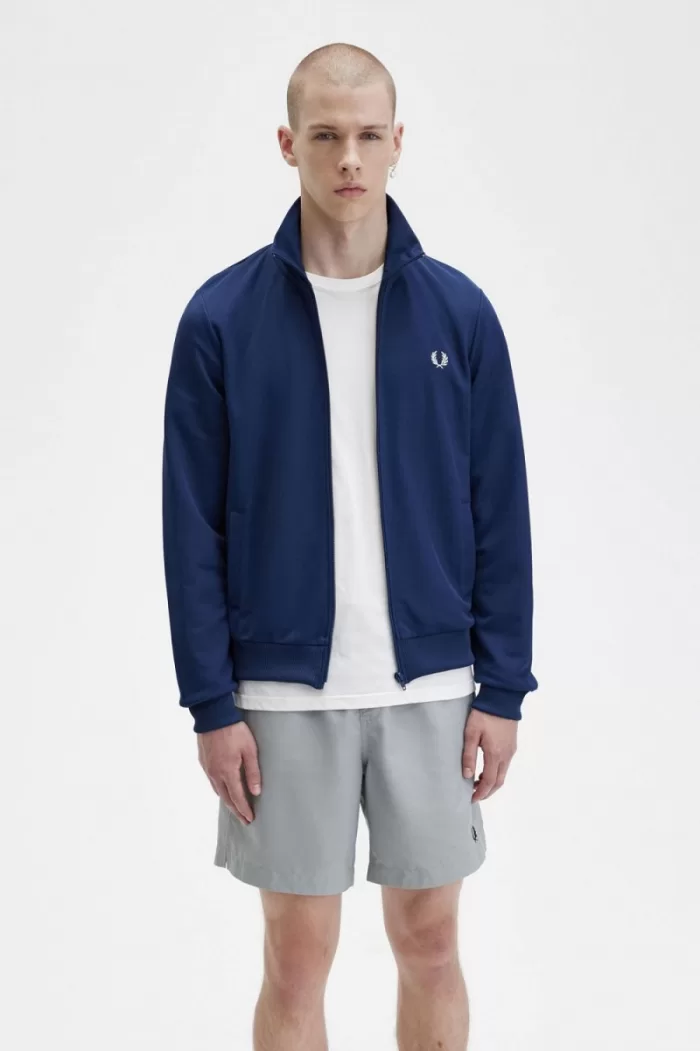 Fred Perry Classic Men’s Track Jackets French Navy | EIRWD4761