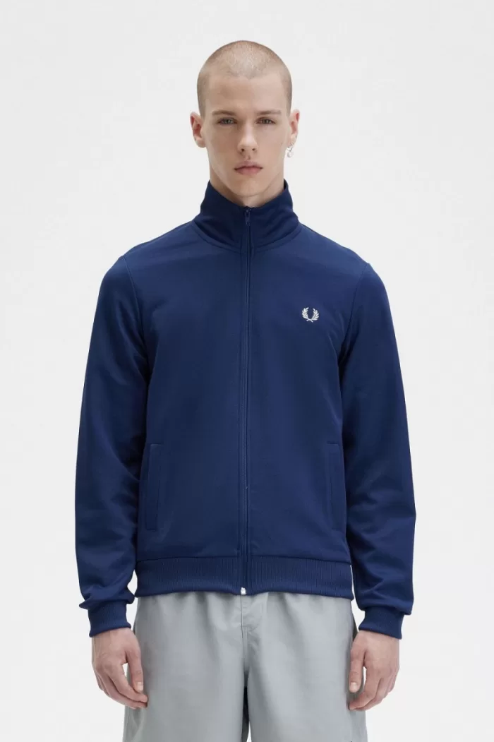 Fred Perry Classic Men’s Track Jackets French Navy | EIRWD4761