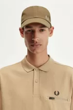 Fred Perry Classic Pique Men’s Caps Brown Beige | AMBXC6301