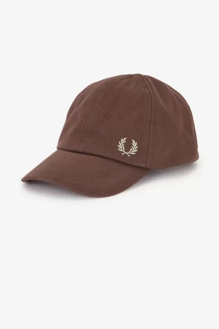 Fred Perry Classic Pique Men’s Caps Dark Red Warm Grey | XPVBF7062