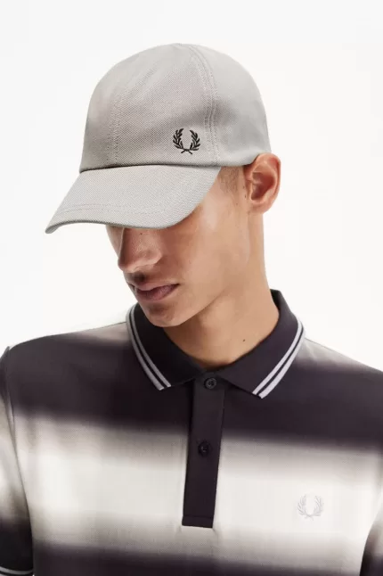 Fred Perry Classic Pique Men’s Caps Grey Black | KGAXN9605