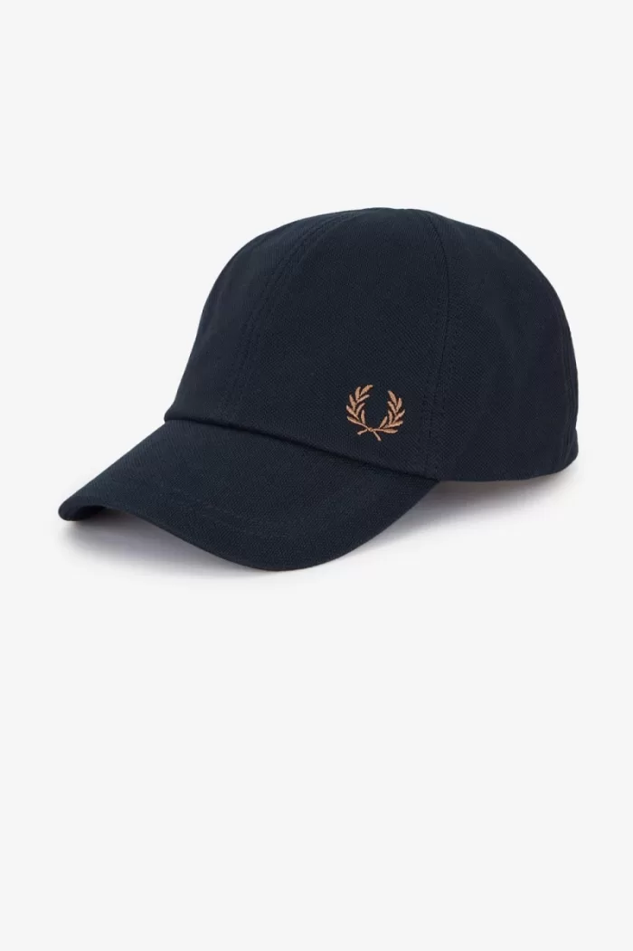 Fred Perry Classic Pique Men’s Caps Navy Brown | JXLVC6152