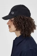 Fred Perry Classic Pique Men’s Caps Navy Snow White | VLYEZ4728