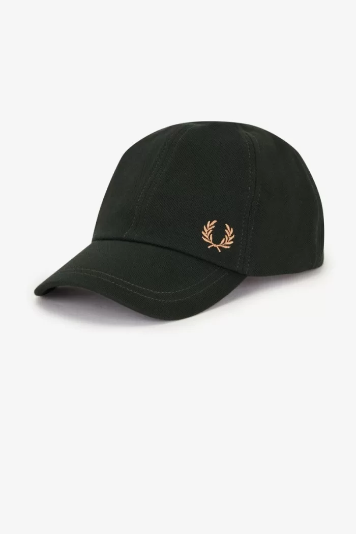 Fred Perry Classic Pique Men’s Caps Night Green Light Rust | VPXBN3902