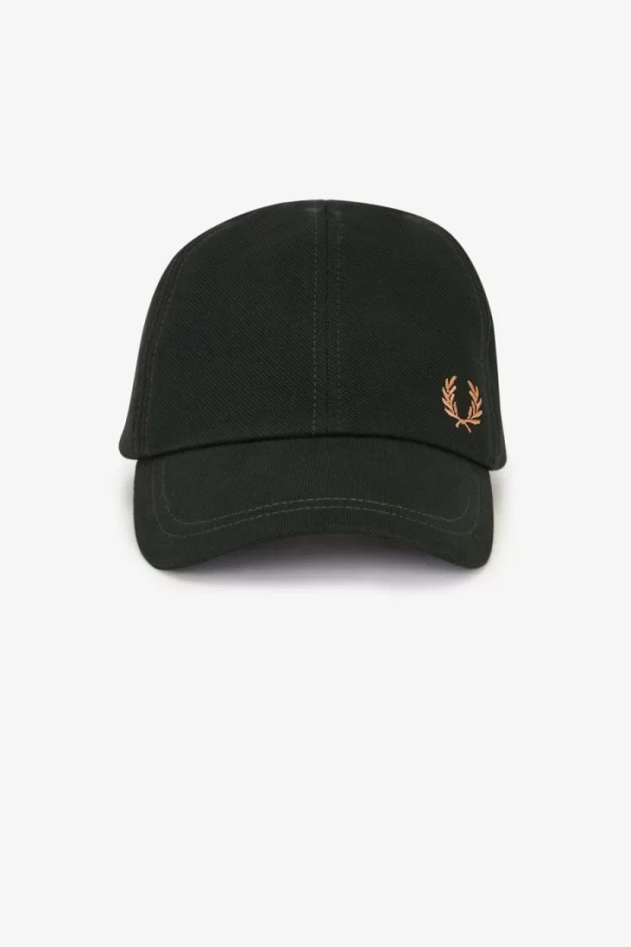 Fred Perry Classic Pique Men’s Caps Night Green Light Rust | VPXBN3902