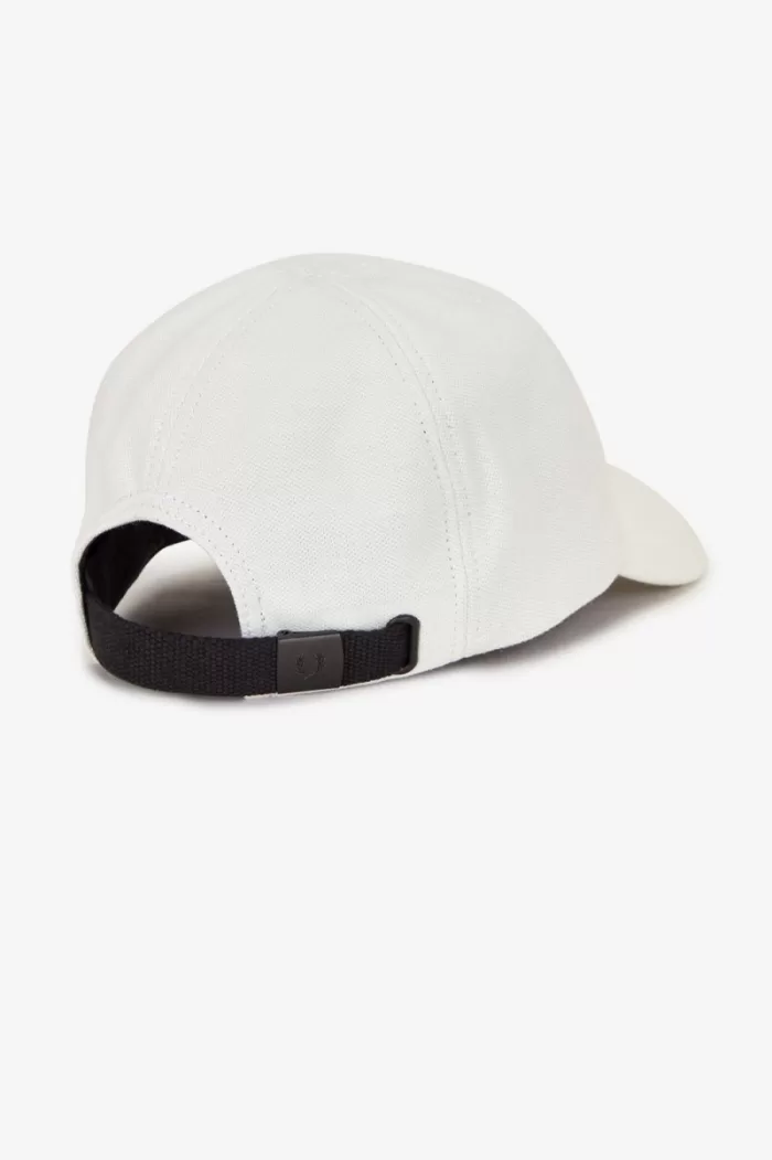 Fred Perry Classic Pique Men’s Caps Snow White Green | PZSFT2450