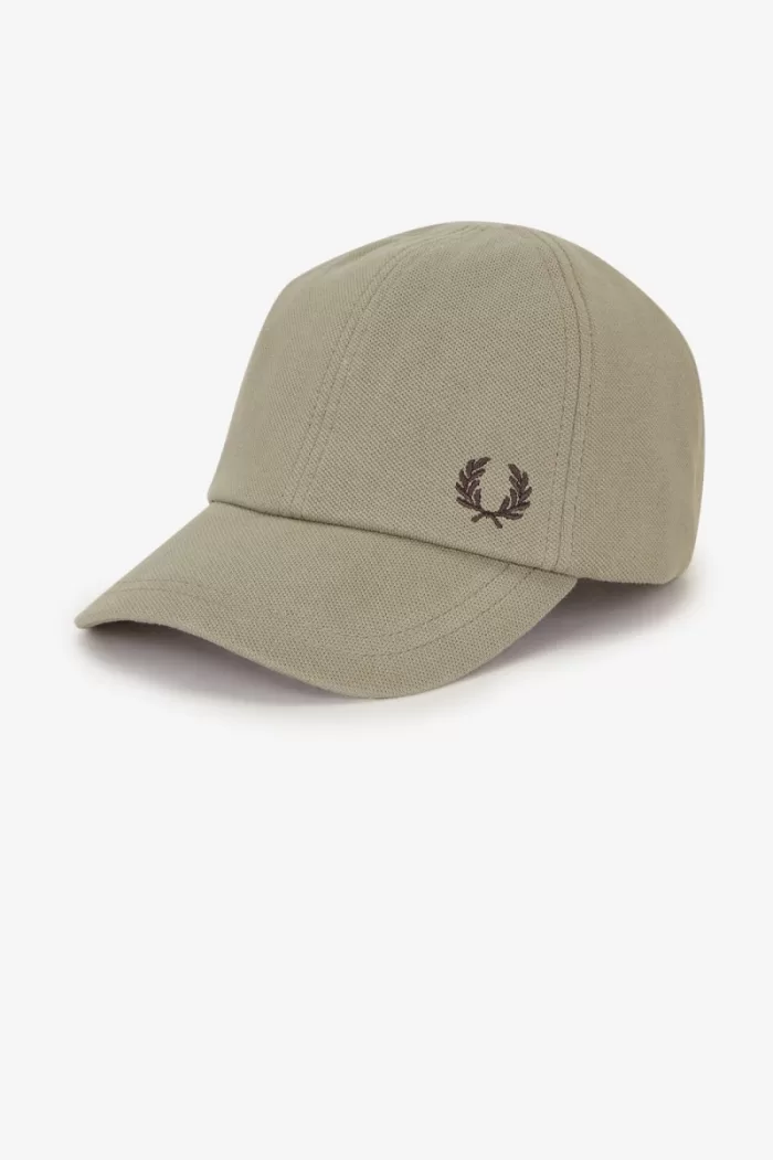 Fred Perry Classic Pique Men’s Caps Warm Grey Dark Red | QKUCO8159