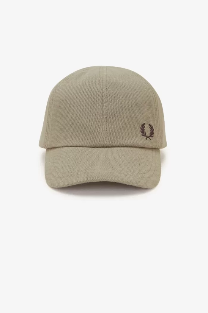 Fred Perry Classic Pique Men’s Caps Warm Grey Dark Red | QKUCO8159