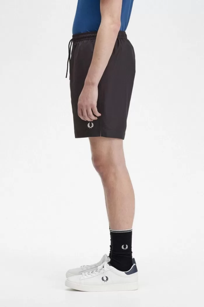 Fred Perry Classic Swim Men’s Shorts Black | BTUHC8490