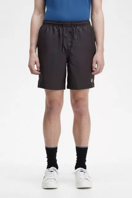 Fred Perry Classic Swim Men’s Shorts Black | BTUHC8490