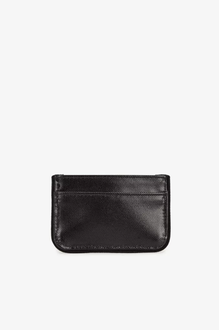 Fred Perry Coated Polyester Men’s Wallet Black Gold | JVQOD5278