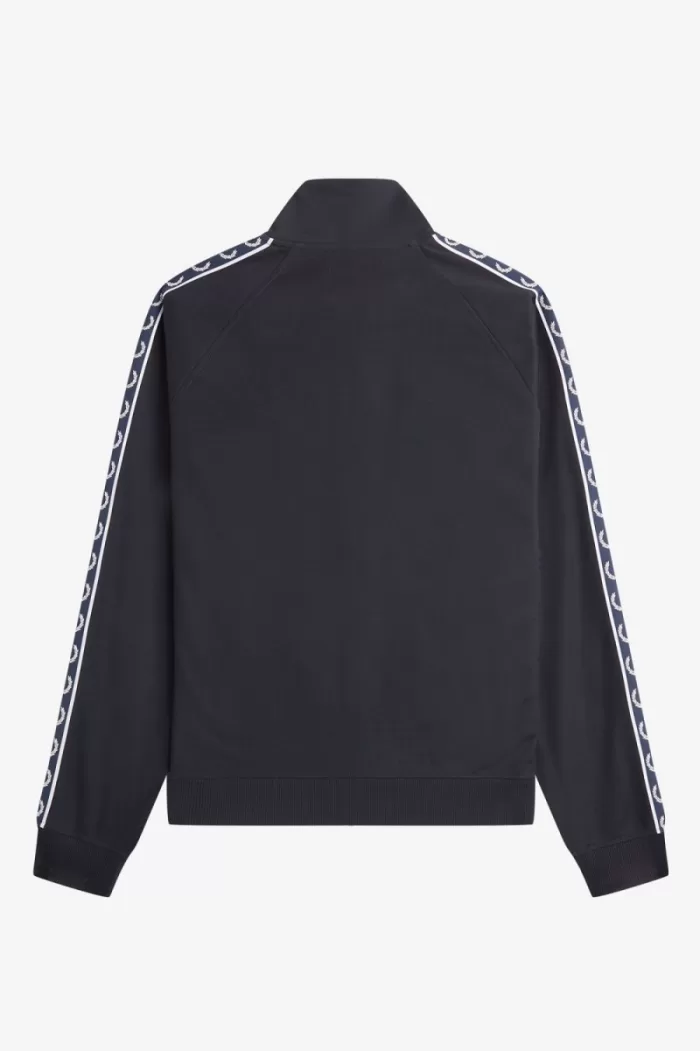 Fred Perry Contrast Tape Men’s Track Jackets Navy Navy | EYZSJ5862