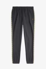 Fred Perry Contrast Tape Track Men’s Pants Anchor Grey Black | DFZLA8519