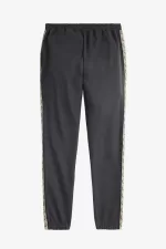 Fred Perry Contrast Tape Track Men’s Pants Anchor Grey Black | DFZLA8519