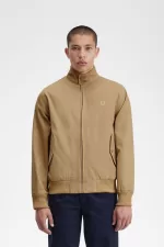 Fred Perry Corduroy Harrington Men’s Jackets Green | KWNEO9627