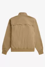 Fred Perry Corduroy Harrington Men’s Jackets Green | KWNEO9627