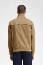 Fred Perry Corduroy Harrington Men’s Jackets Green | KWNEO9627