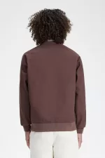 Fred Perry Corduroy Tennis Bomber Men’s Jackets Dark Red | LWXJZ0861