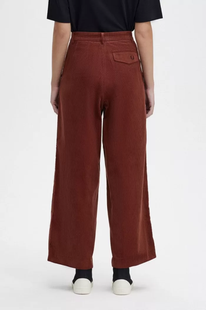 Fred Perry Corduroy Women’s Pants Whisky Brown | RMUFJ7235