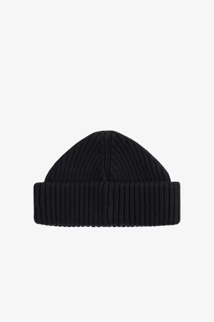 Fred Perry Cotton Rib Men’s Caps Black Green | BWQZP9450