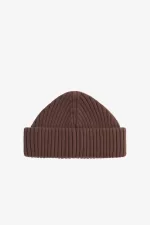 Fred Perry Cotton Rib Men’s Caps Dark Red Warm Grey | QSPNU4038