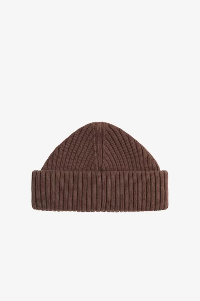 Fred Perry Cotton Rib Men’s Caps Dark Red Warm Grey | QSPNU4038