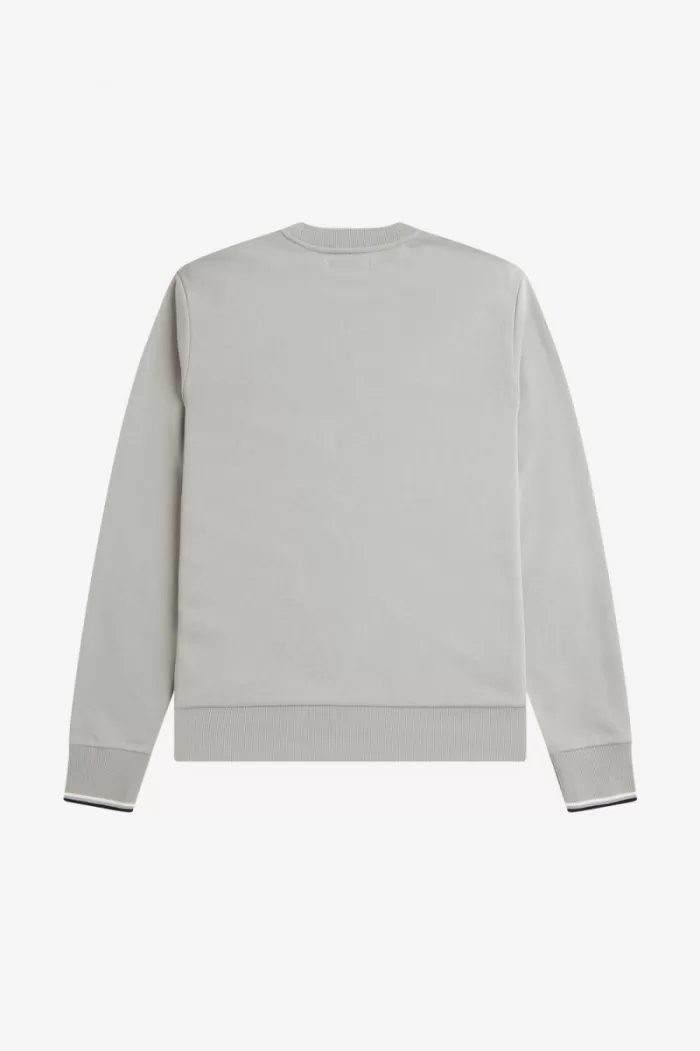 Fred Perry Crew Neck Men’s Sweatshirts Grey | YDXNZ0146