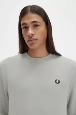 Fred Perry Crew Neck Men’s Sweatshirts Grey | ZITHA4281