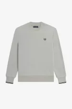 Fred Perry Crew Neck Men’s Sweatshirts Grey | ZITHA4281